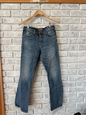 Silver Jeans Women's Straight-Leg Blue Denim